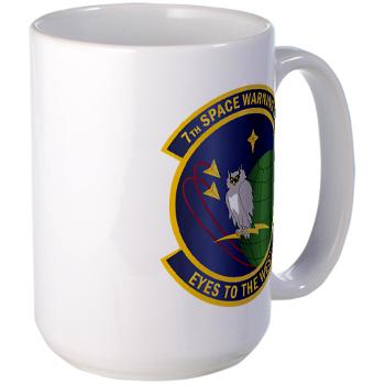 7SWS - M01 - 03 - 7th Space Warning Squadron - Large Mug